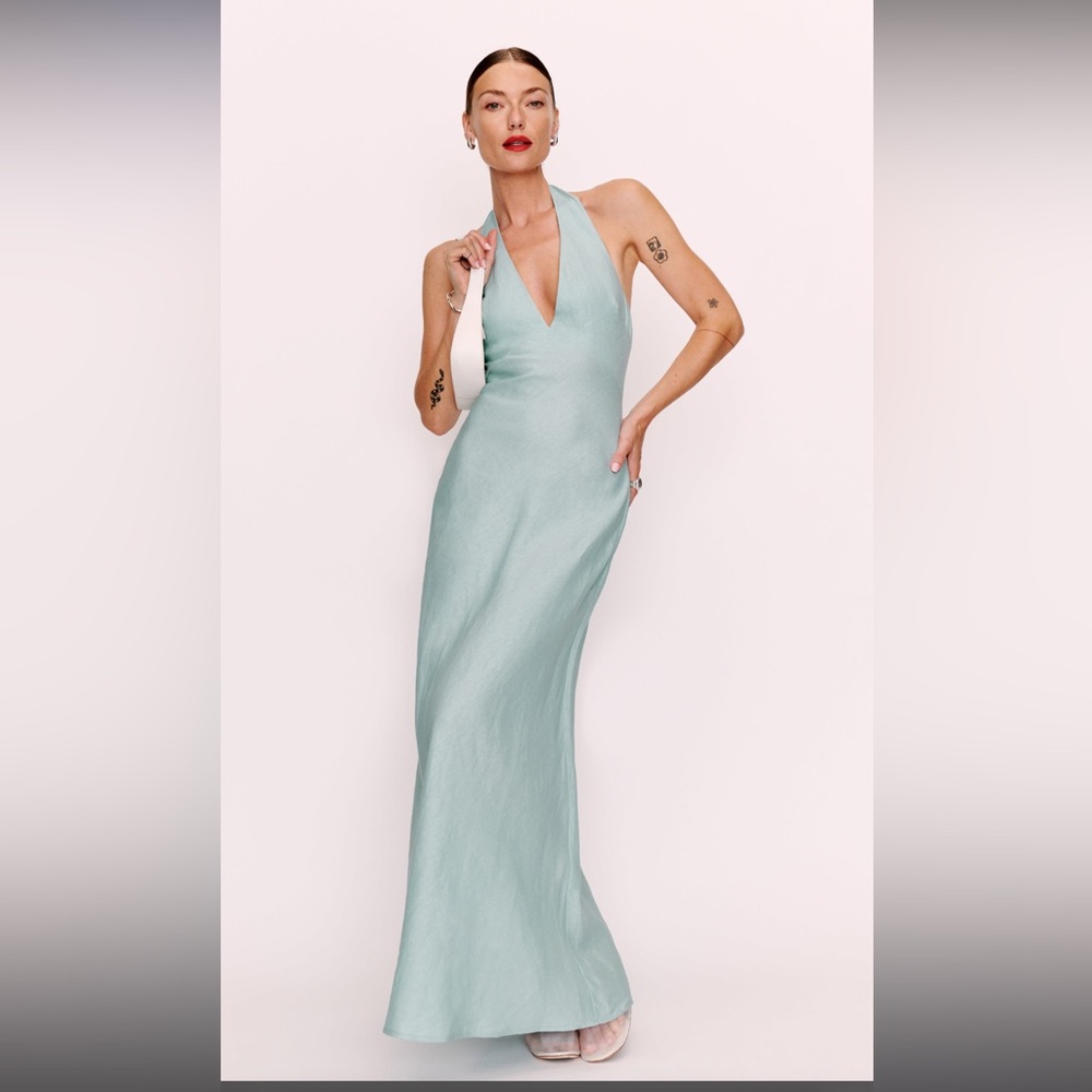 Reformation Delilah Linen Dress